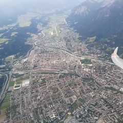 Flugwegposition um 12:28:11: Aufgenommen in der Nähe von Innsbruck, Österreich in 2394 Meter